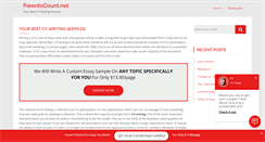 Desktop Screenshot of parentscount.net