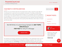 Tablet Screenshot of parentscount.net